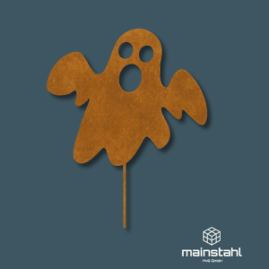 Halloween Geist - Stahl Deko für Garten & Zaun - langlebig & wetterfest
