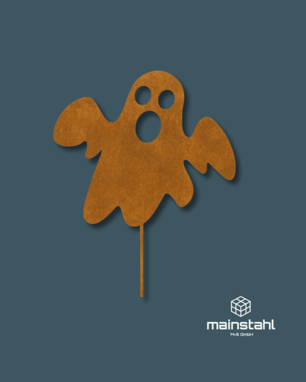 Halloween Geist - Stahl Deko für Garten & Zaun - langlebig & wetterfest