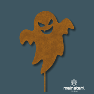 Halloween Geist - Stahl Deko für Garten & Zaun - langlebig & wetterfest