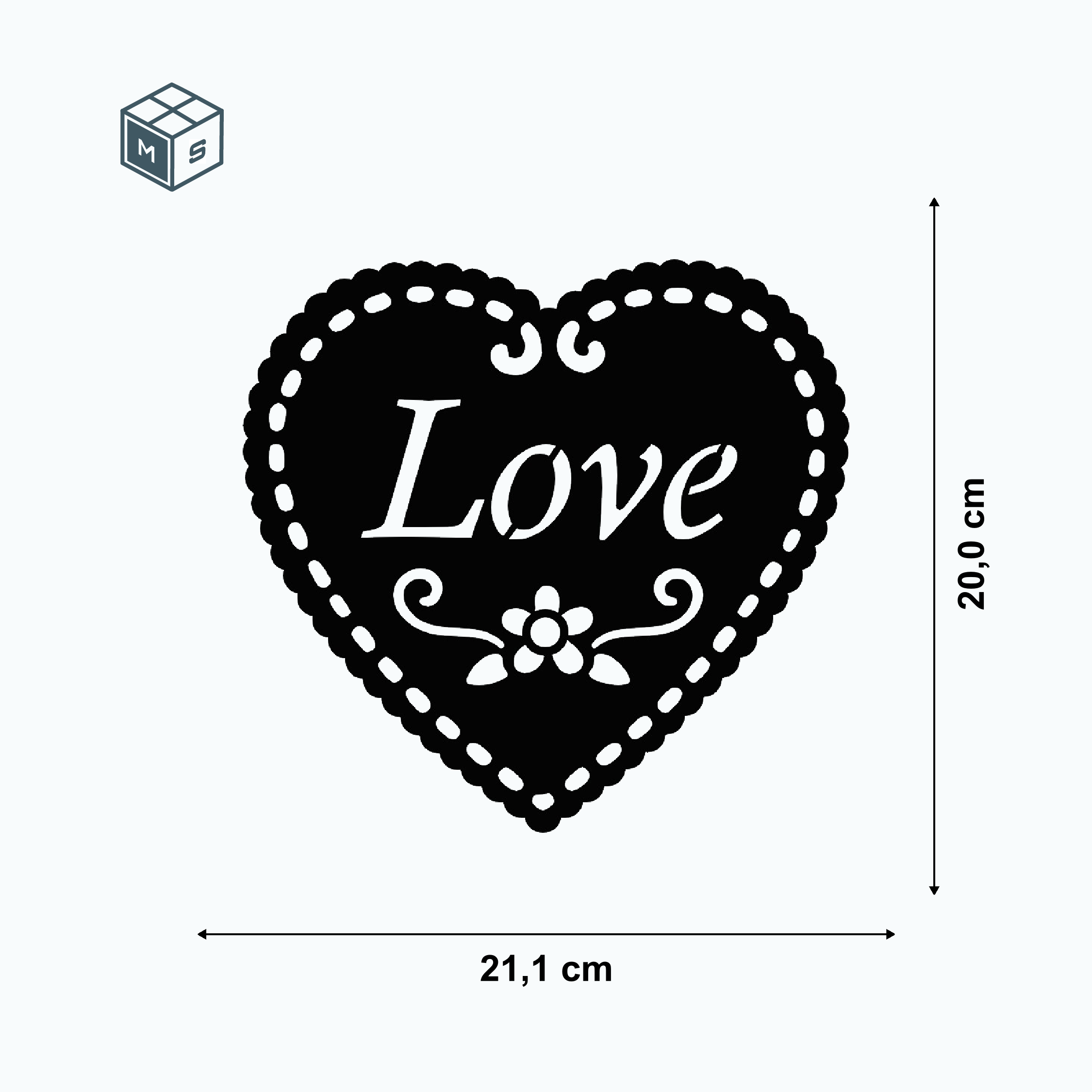 Lebkuchenherz Motiv zum Aufhängen – Einzigartige Stahldeko (2 Varianten Rost/Edelstahl) 3 Lebkuchenherz Motiv zum Aufhängen – Einzigartige Stahldeko (2 Varianten Rost/Edelstahl) – Bild 3
