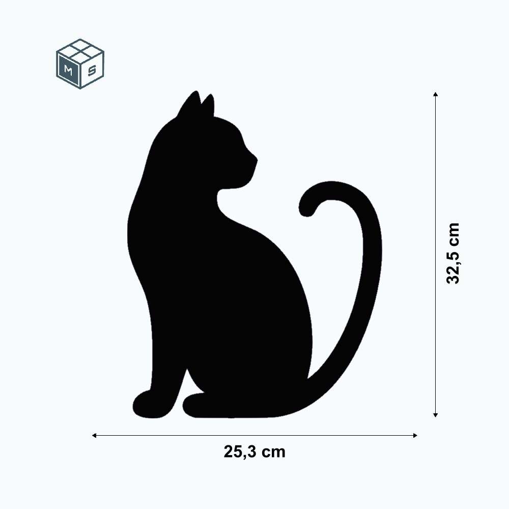 Katze – Gartenstecker, Zaunmotiv oder Wandschmuck – Einzigartige Stahldeko (Rostoptik/Edelstahl) 4 Katze – Gartenstecker, Zaunmotiv oder Wandschmuck – Einzigartige Stahldeko (Rostoptik/Edelstahl) – Bild 4